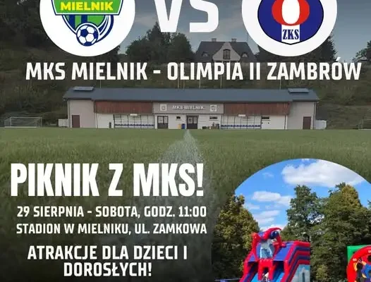 MKS Mielnik kontra Olimpia Zambrów – ligowe otwarcie w niedzielę