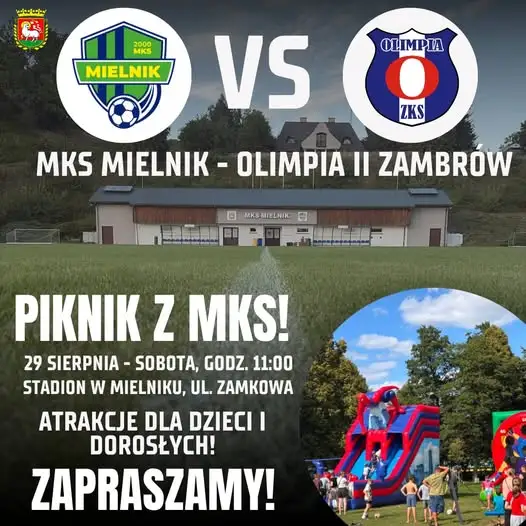 MKS Mielnik kontra Olimpia Zambrów – ligowe otwarcie w niedzielę