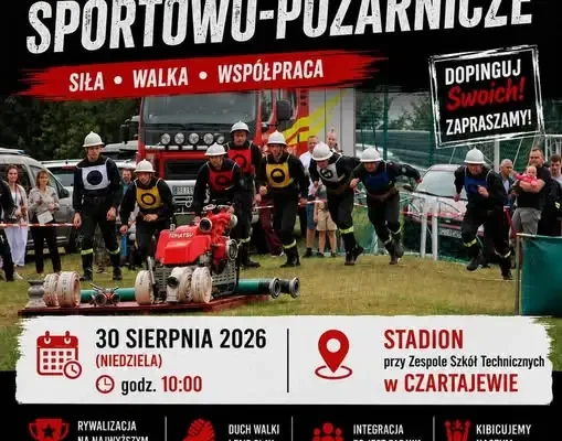 Powiatowe Zawody Sportowo-Pożarnicze OSP już 30 sierpnia w Czartajewie