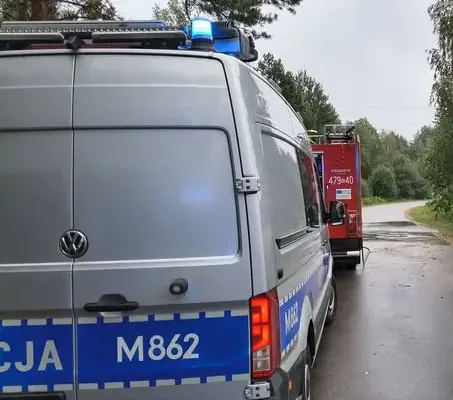 Wypadek na drodze powiatowej Milejczyce-Czeremcha