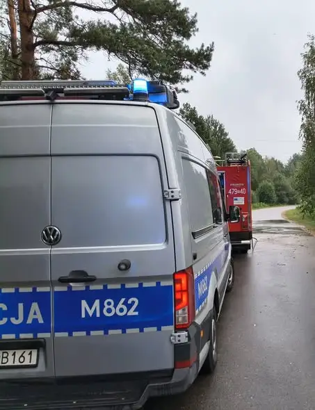 Wypadek na drodze powiatowej Milejczyce-Czeremcha