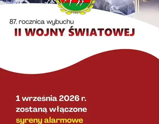 1 września zawyją syreny alarmowe w województwie podlaskim