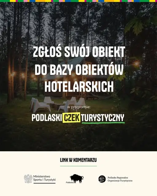 Nabór do bazy obiektów hotelarskich w ramach Podlaskiego Czeku Turystycznego