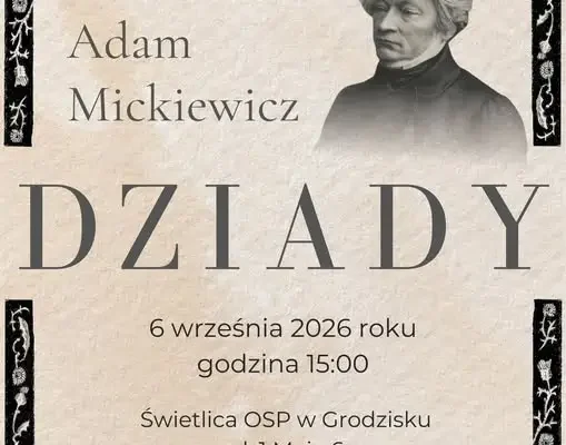 Narodowe Czytanie 2026 w Grodzisku – wspólne czytanie „Dziadów”