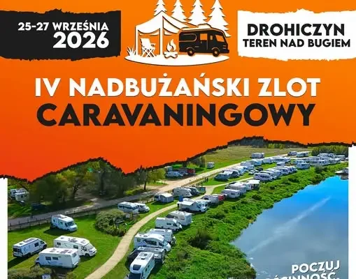 Zlot karawaningowy nad Bugiem w Drohiczynie – już 25-27 września