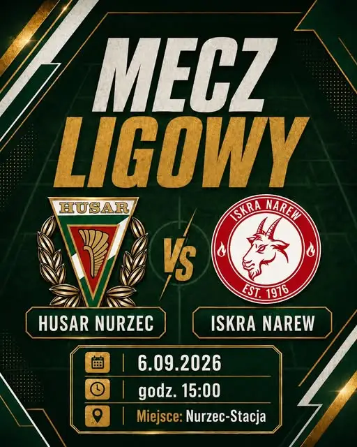 Husar Nurzec chce się zrehabilitować za porażkę w meczu z Iskrą Narwia