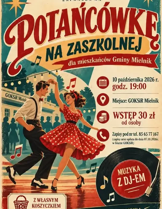 Potńcówka w Mielniku – zabawa na Zaszkolnej już 10 października
