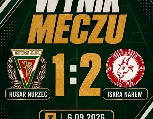 Husar Nurzec przegrywa z Iskrą Narew 1:2 w meczu na własnym boisku
