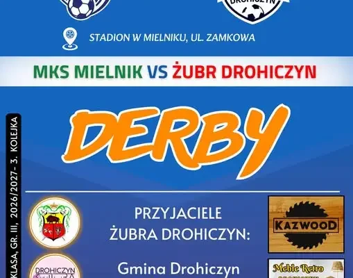 Derby nad Bugiem: Drohiczyn zagra z MKS Mielnik w najbliższą sobotę