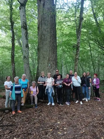 Niedzielny spacer z kijkami z Nurca-Stacji do rezerwatu Sokóle – 12 km dla zdrowia i integracji