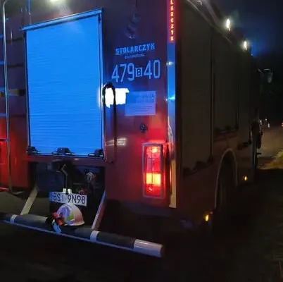 Wypadek na drodze powiatowej Milejczyce – Czeremcha. Służby ratunkowe w akcji