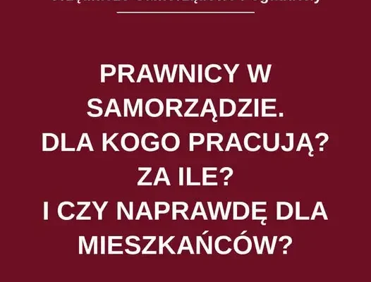 Prawnicy w samorządzie: niezależność czy narzędzie władzy?