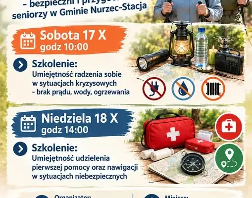 Srebrny Survival w Nurcu-Stacji – seniorzy nauczą się radzić w kryzysie
