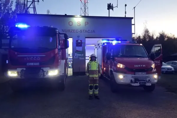 Hołd dla strażaków z Niska – OSP Nurzec-Stacja włączyła sygnały