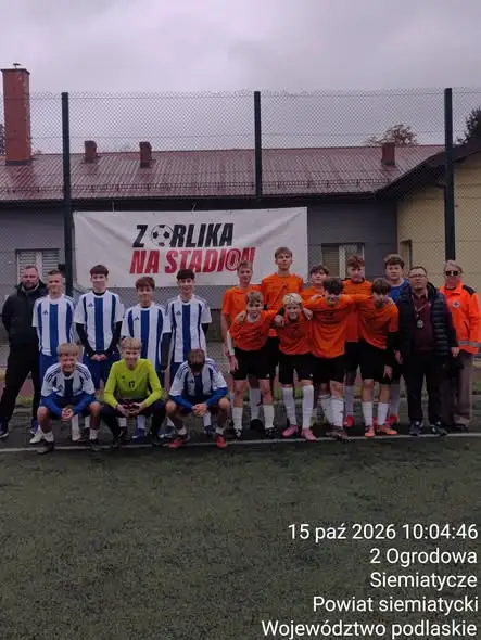 SP1 Siemiatycze U15 wygrywa regionalny turniej „Z Orlika na Stadion” i jedzie do Elbląga