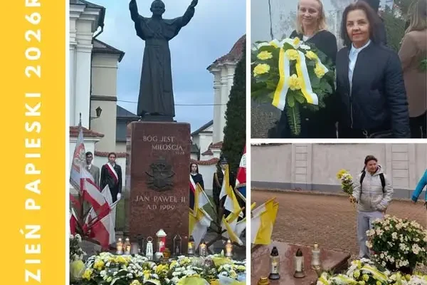 Dzień Papieski w Siemiatyczach: hołd uczniowskiej społeczności dla św. Jana Pawła II