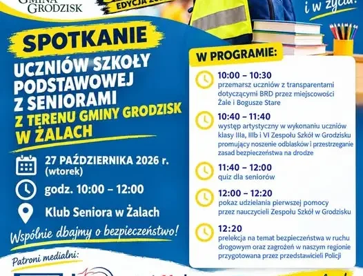 Odblaskowa Szkoła w Żalach: uczniowie i seniorzy razem o bezpieczeństwie